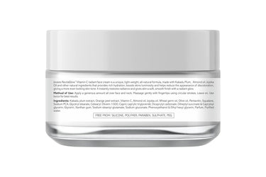 Jovees Herbal Revita Glow Vitamin C Cream Infused with Almond & Kakadu Plum | Reduces Dark Spots, Hyperpigmentation & Fine Line Apperances | For All Skin Type 50G